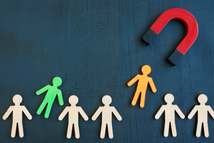 Professional team analyzing marketing campaign performance